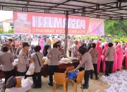 Polres Aceh Tamiang Gelar Pasar Murah: Harga Tebus Per Paket hanya Rp110 Ribu