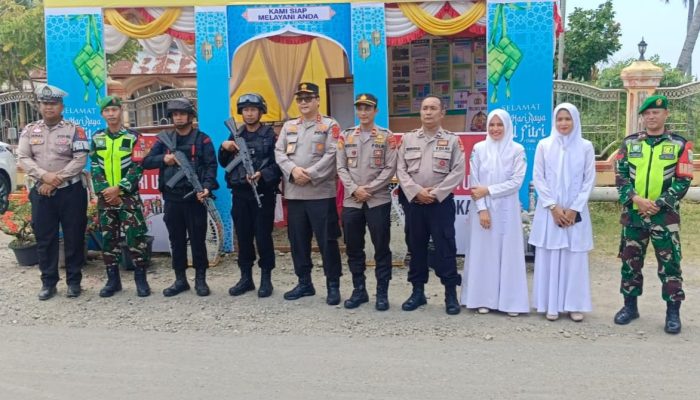 Kapolda Aceh Tinjau Pos Pengamanan Lebaran di Bireuen