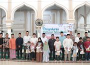 Kadis DSI Aceh Besar Hadiri Santunan Anak Yatim Se Kecamatan Suka Makmur
