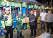 Bupati Aceh Besar Pastikan Mudik Aman, Serahkan Logistik di Pos Pengamanan Lebaran