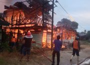 Asrama Kompi Kodim 0104/ATIM Terbakar, 18 Unit Rumah Ludes 