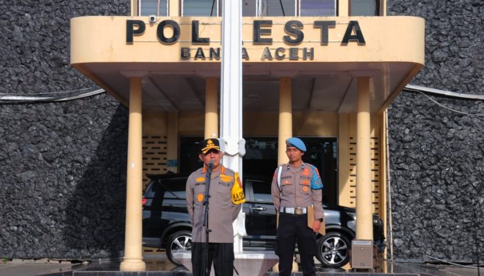 Apel Pamungkas di Polresta Banda Aceh, KBP Fahmi Ucapkan Terima Kasih Untuk Semuanya