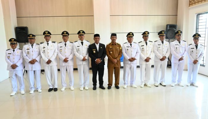 Bupati Syech Muharram Lantik 10 Camat di Aceh Besar