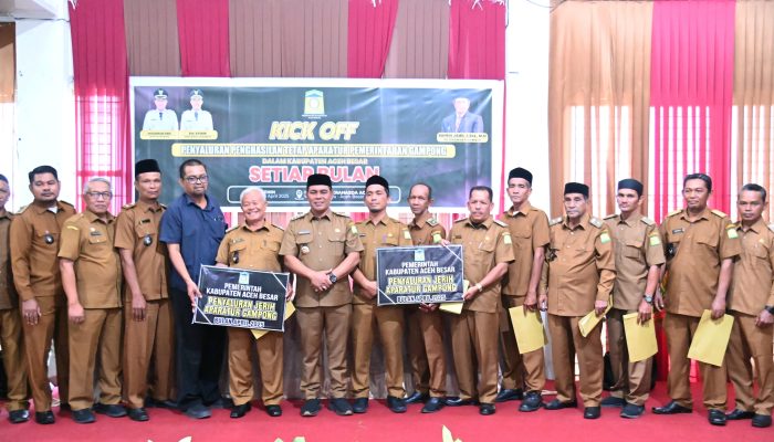 Syech Muharram Tepati Janji, Mulai Sekarang Geuchiek Di Aceh Besar Bisa Terima Gaji Setiap Bulan