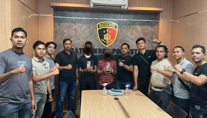 Tim Rimueng Satreskrim Polresta Banda Aceh Tangkap Dua Taruna Pelayaran yang Rampas Ponsel di Peunayong