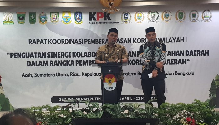 Bupati Aceh Besar H. Muharram Idris (Syech Muharram) Hadiri Rakor Pemberantasan Korupsi di KPK