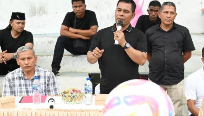 Bupati Syech Muharram Buka Turnamen HUT ke-71 PS Karya Utama
