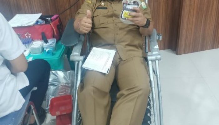 Kepala DPMPTSP Aceh Pimpin Donor untuk Penuhi Kebutuhan Darah Aceh