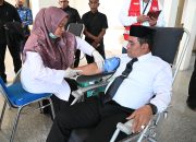 Syech Muharram Donor Darah Pada Peringatan Hari Jadi Kota Jantho Ke – 41