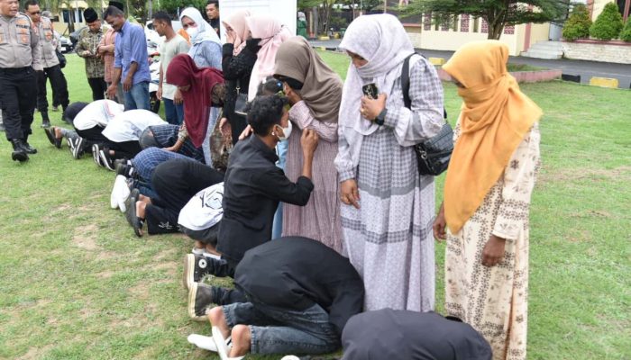Polres Bireuen Gelar Deklarasi Pembubaran Geng Motor
