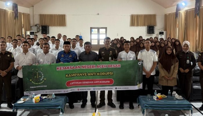Kejari Aceh Besar Gelar Kampanye Anti Korupsi di SMA Negeri Modal Bangsa