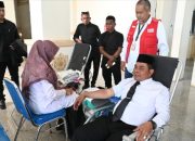 Syech Muharram Donor Darah Pada Peringatan Hari Jadi Kota Jantho Ke – 41