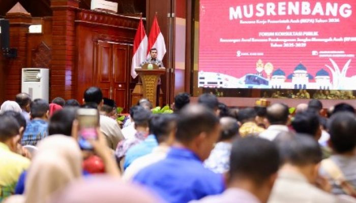 Wagub Fadhlullah Buka Musrenbang RKPA Tahun 2026 dan Forum Konsultasi Publik RPJMA 2025-2029