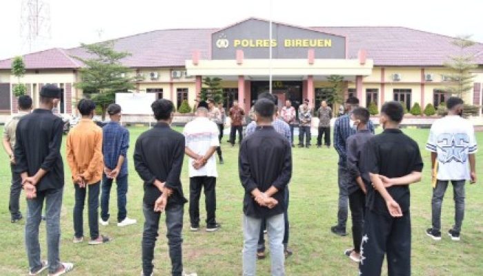 Polres Bireuen Gelar Deklarasi Pembubaran Geng Motor