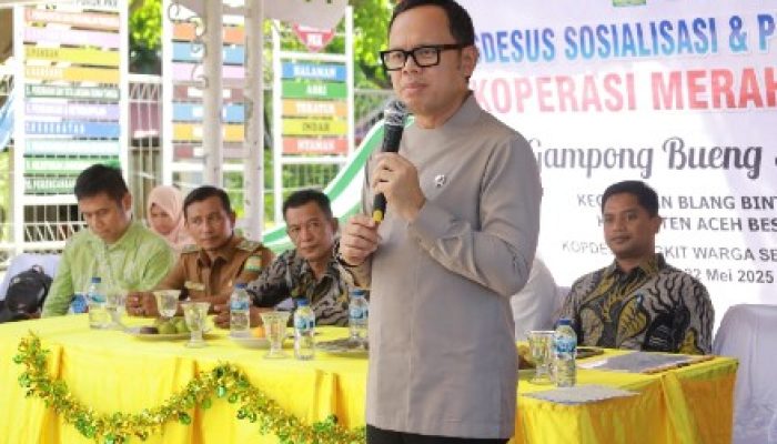 Wabup Aceh Besar Sambut Wamendagri Bima Arya pada Musdesus di Bueng Sidom