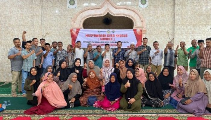 Warga Lam Blang Manyang Bentuk Koperasi Merah Putih