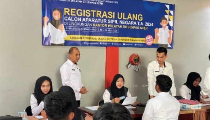 208 CPNS Kanwil Ditjenpas Aceh Rampungkan Registrasi Ulang, Semangat Baru untuk Pemasyarakatan