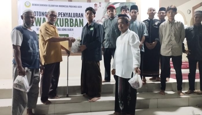 270 KK Terima Daging Kurban dari Dewan Dakwah Aceh