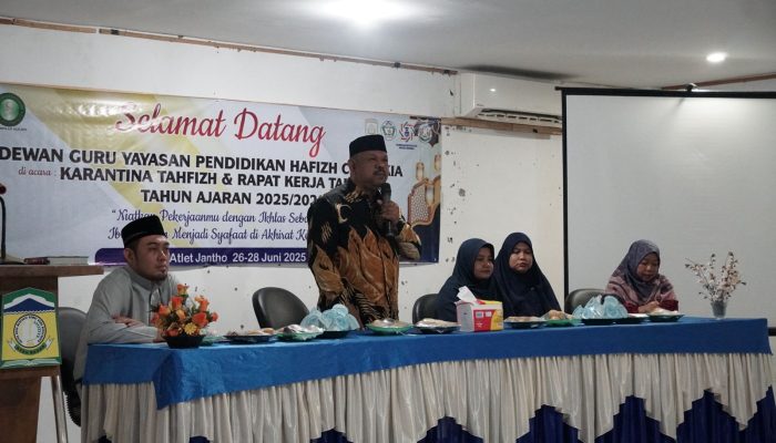 Kadis Syariat Islam Aceh Besar Buka Karantina Tahfizh YPHC