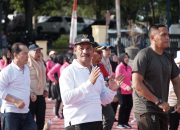 Sambut Hari Bhayangkara Ke-79, Wakil Bupati Aceh Besar Ikuti Olahraga Bersama Jajaran Polres Aceh Besar