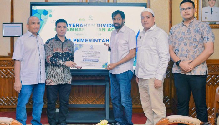 PEMA Serahkan Dividen Rp26,7 Miliar ke Pemerintah Aceh