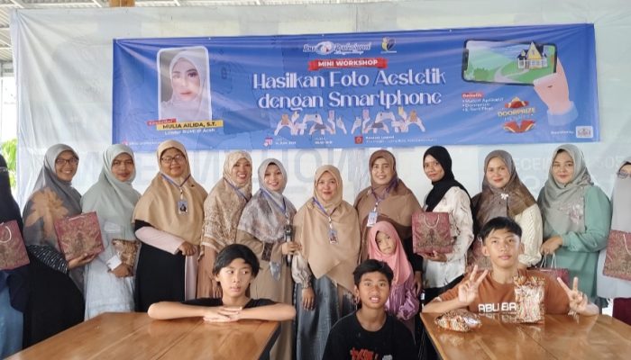 Ibu Profesional Aceh Gelar Mini Workshop Fotografi: Hasilkan Foto Aestetik Pakai Smartphone
