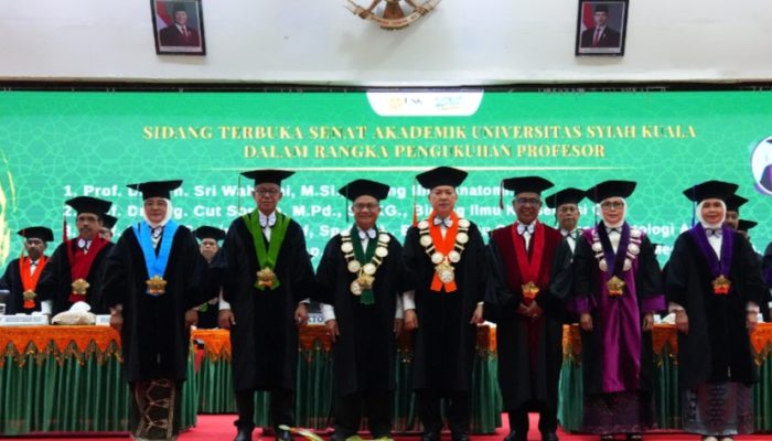 USK Kukuhkan Empat Profesor Baru, Tegaskan Komitmen pada Riset yang Berdampak untuk Masyarakat