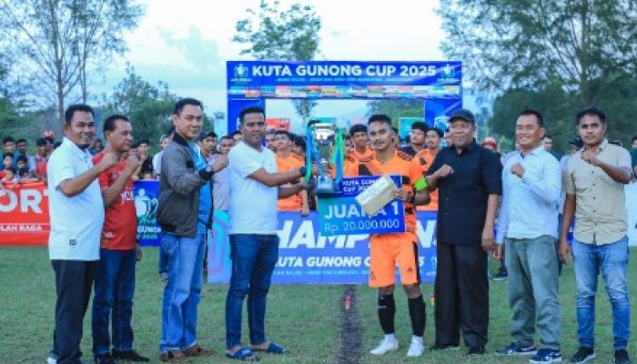 Munawar AR Tutup Kuta Gunong Cup ke-3, PSPP Grot Juara dan Santunan Anak Yatim Bikin Haru