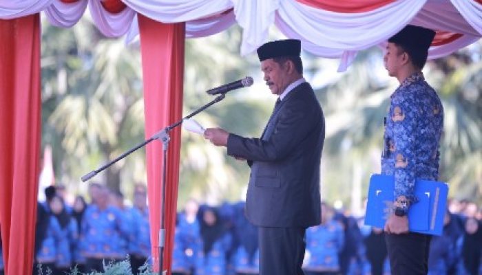 Wabup Aceh Besar Inspektur Upacara Hari Lahir Pancasila
