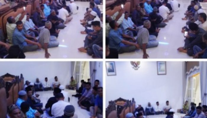 Doa Bersama di Pendopo, Wali Kota Sabang Awali Pengabdian dengan Keberkahan