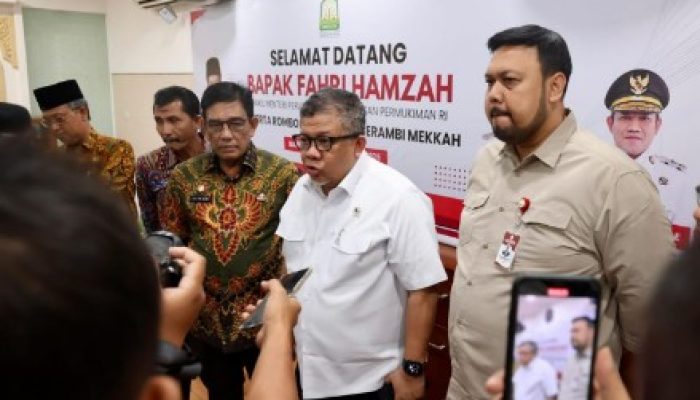 Wamen Fahri Hamzah: Pengalaman Aceh Bisa Jadi Contoh Nasional Pembangunan Perumahan