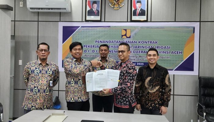 Hutama Karya Rehabilitasi Irigasi di Aceh dan Riau, Dukung Swasembada Pangan 2025