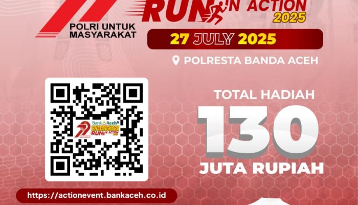Polda Aceh Gelar Bhayangkara Run 2025, Total Hadiah Ratusan Juta Rupiah