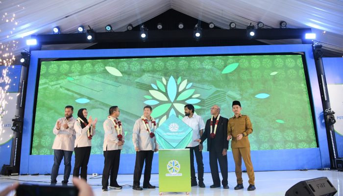 Gubernur Aceh Resmikan Pabrik Karet PT Potensi Bumi Sakti di Aceh Barat