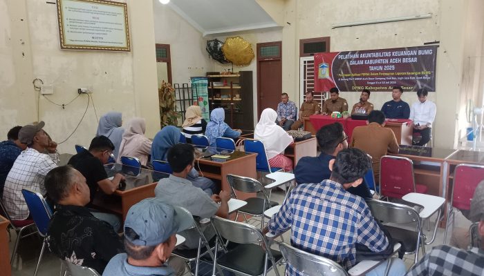 Puluhan Pengurus BUMG di Aceh Besar Dilatih Kelola Keuangan Digital Melalui Aplikasi FORSA