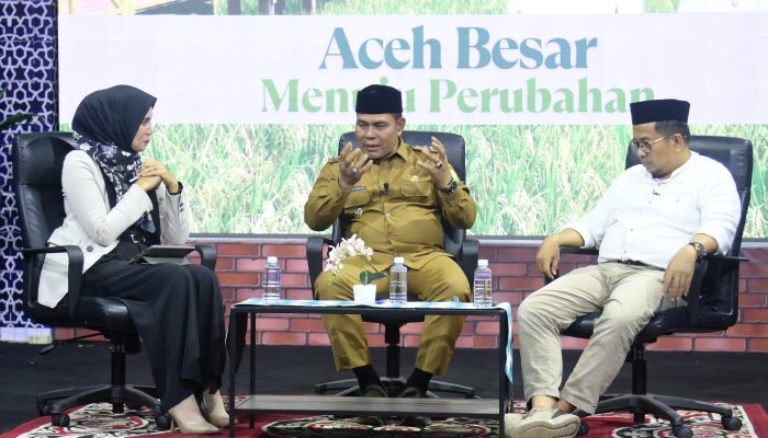 Talk Show TVRI Aceh, Bupati Syech Muharram Idris: Banyak Yang Harus Dibenahi untuk Menuju Perubahan di Aceh Besar