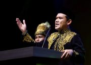 Wagub Fadhlullah dan Utusan Khusus Presiden Hadiri HUT Nagan Raya ke-23, Mardiono Dianugerahi Gelar Adat