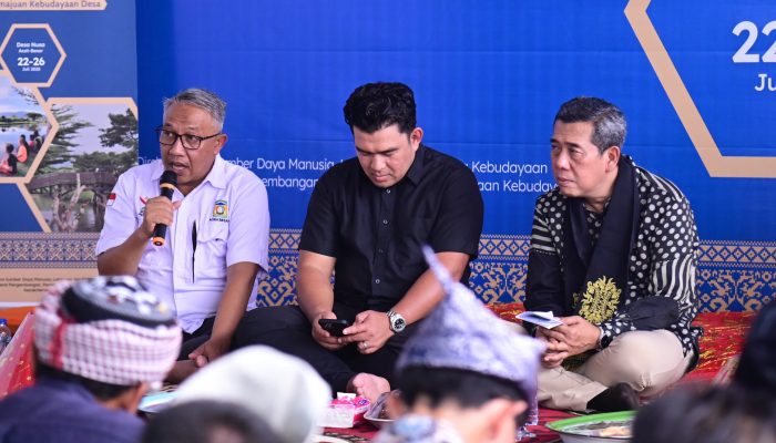 Asisten I Sekdakab Aceh Besar Hadiri Pembukaan Lokakarya Penguatan Daya Desa di Gampong Nusa