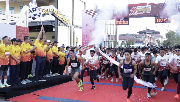 Dua Ribu Peserta Meriahkan Bhayangkara Run 2025, Kapolda: Bukti Aceh Aman Gelar Event Nasional