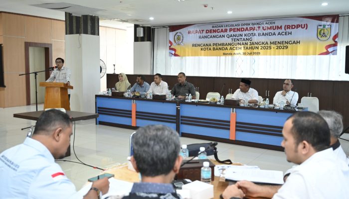 Gelar RDPU Raqan RPJM, Banleg DPRK Banda Aceh Serap Masukan Publik