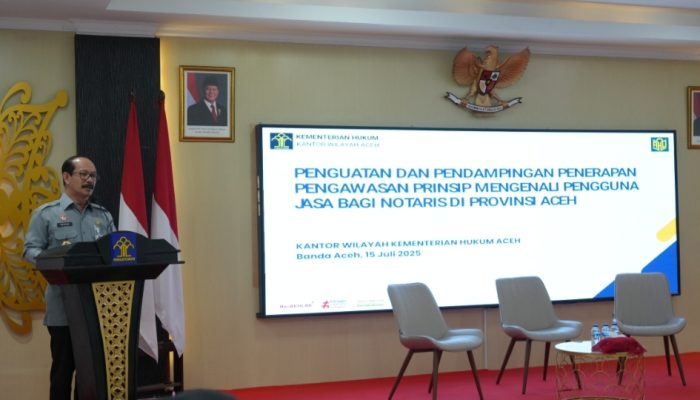 Kemenkum Aceh Perkuat Pengawasan Notaris dalam Cegah Pencucian Uang dan Pendanaan Terorisme