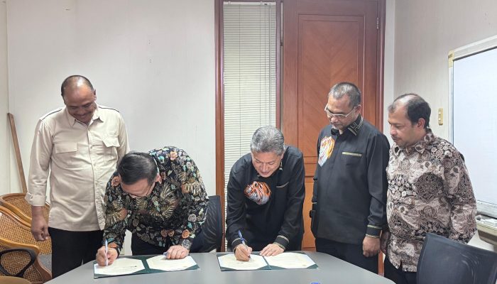 USK Teken MoU dengan PBPH PT. Tusam Hutani Lestari