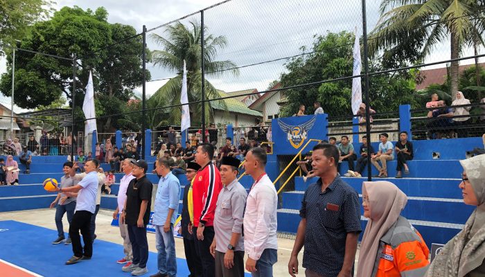 Turnamen Voli Antar Kemukiman Lhoknga dan Leupung Resmi Dibuka, Meriahkan Pekan Olahraga SBA 2025