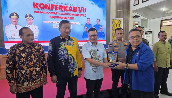 Wabup Pidie Berharap PWI Tetap Menjadi Mitra Strategis Pemerintah