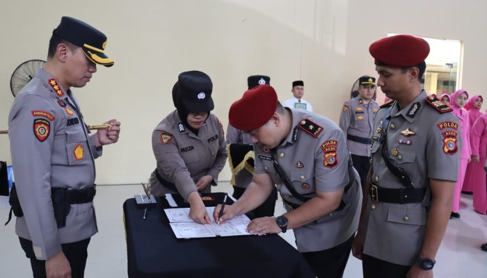 AKP Donna Briadi Resmi Jabat Kasatreskrim Polresta Banda Aceh