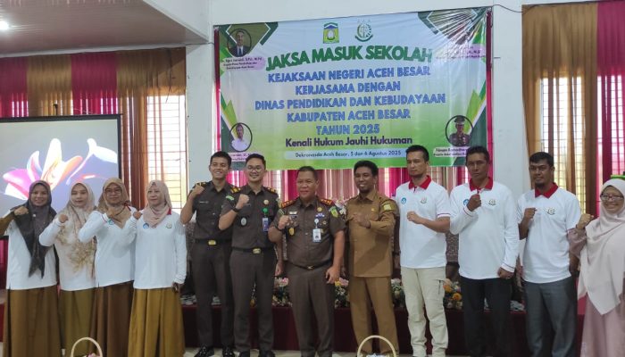 Disdikbud dan Kejari Aceh Besar Kembali Gelar Jaksa Masuk Sekolah