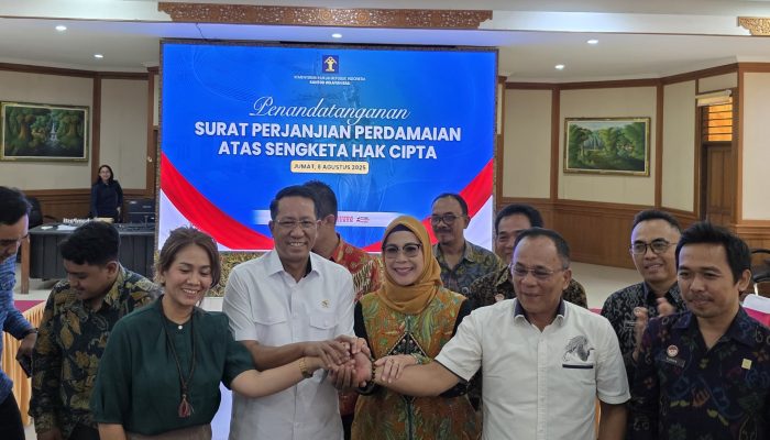 Disaksikan Menkum, Mie Gacoan dan LMK SELMI Sepakat Berdamai
