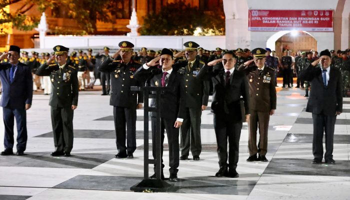 Wagub Fadhlullah Pimpin Apel Kehormatan dan Renungan Suci dalam Rangka HUT RI ke-80