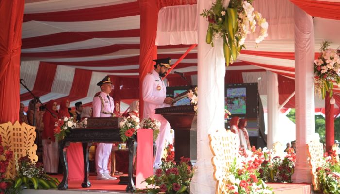 Gubernur Aceh Pimpin Upacara HUT ke-80 RI Tingkat Provinsi Aceh