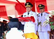 Dipimpin Wakil Gubernur, Upacara Penurunan Bendera di Aceh Berlangsung Khidmat